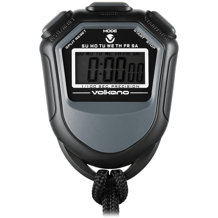 Volkano Track Series Stopwatch – Black