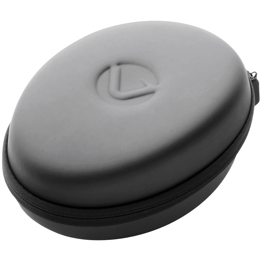 Volkano Shell Elliptical Headphone Case – Black