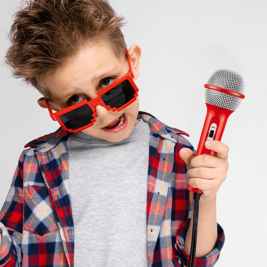 Marvel Avengers Galaxy LED Stars Karaoke Machine with Microphone thumbnail 17