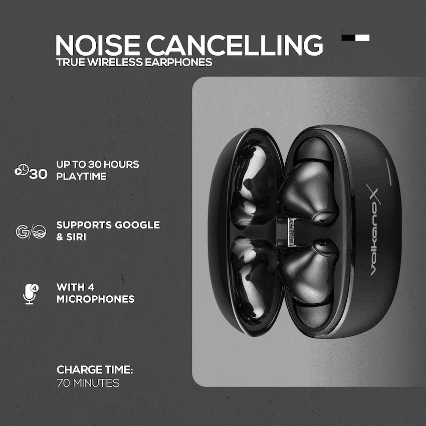 VolkanoX VXT200S Hybrid ANC TWS Earphones thumbnail 6