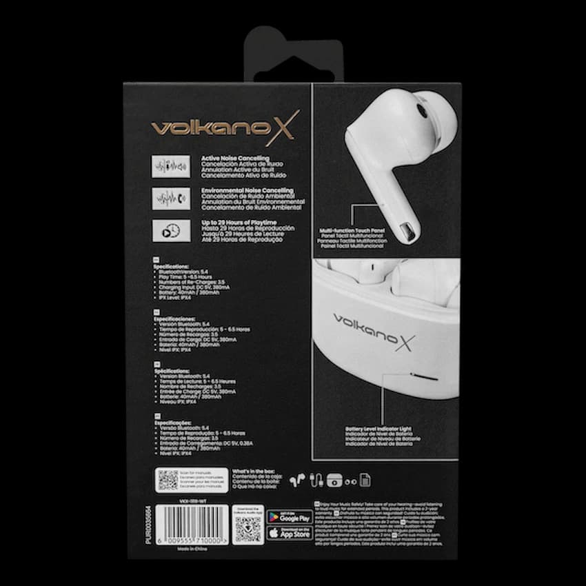 VolkanoX VXT200S Hybrid ANC TWS Earphones thumbnail 34