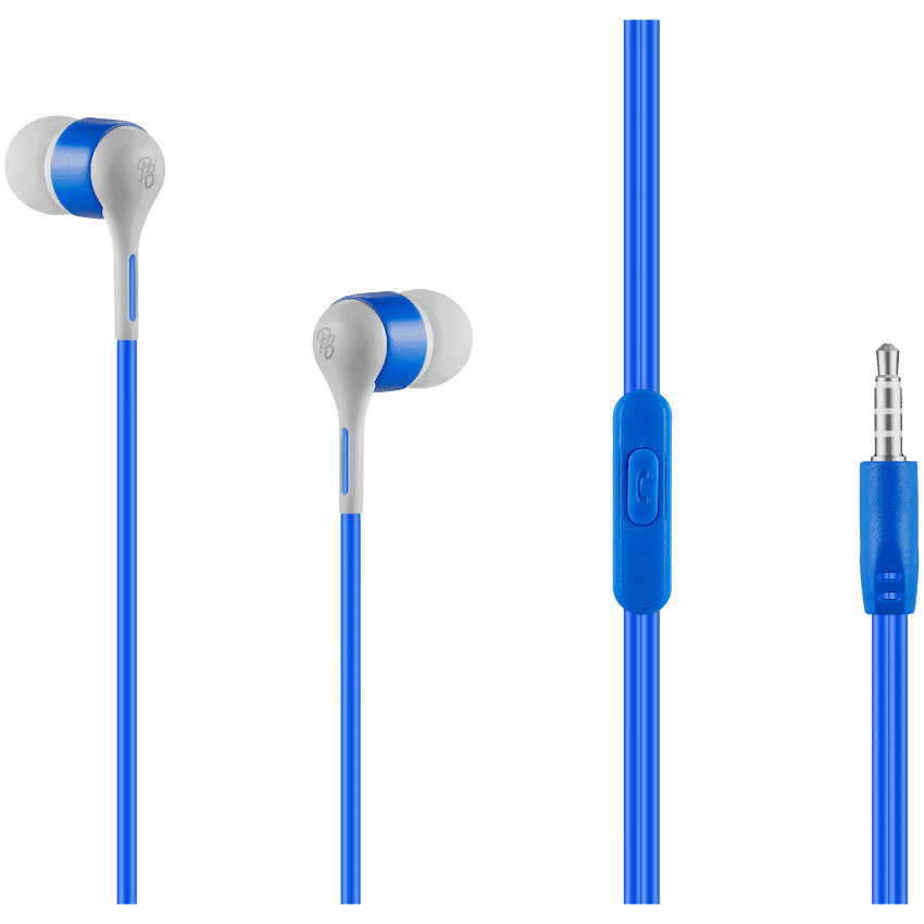 Pro Bass Swagger 2.0 Series – Boxed Auxiliary Earphone with Mic – Blue