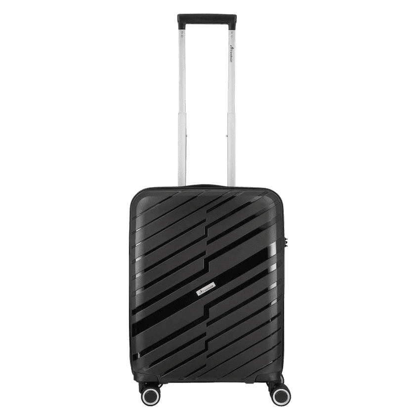 Travelwize Java PP 4-Wheel Spinner 75cm Luggage – Black