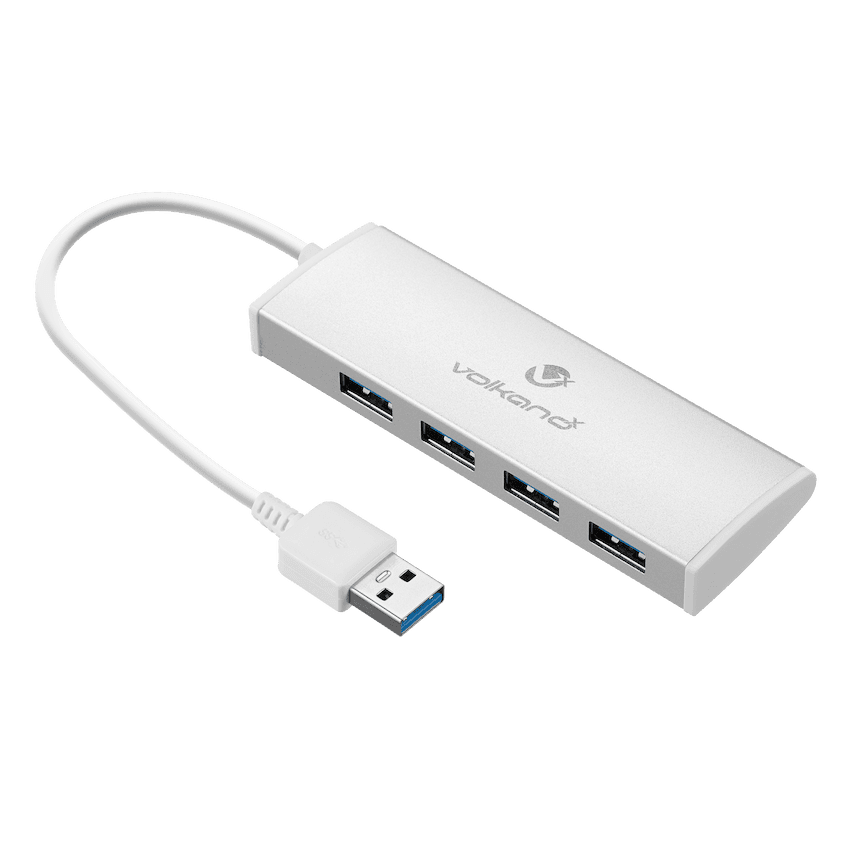 VolkanoX Media Series 4-Port USB Hub with Power Cable