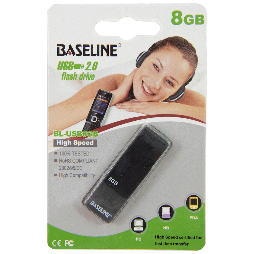 Baseline USB 8GB Flash Drive