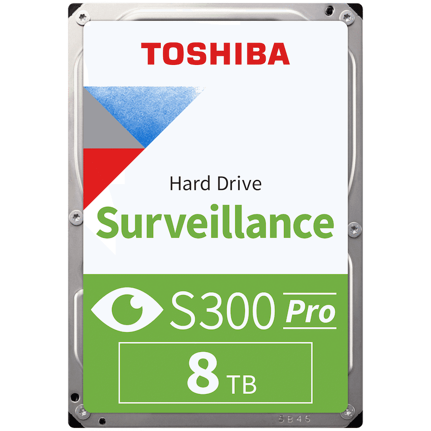 Toshiba S300 Pro 8tb Surveillance HDWT380UZSVA 7200rpm 256mb