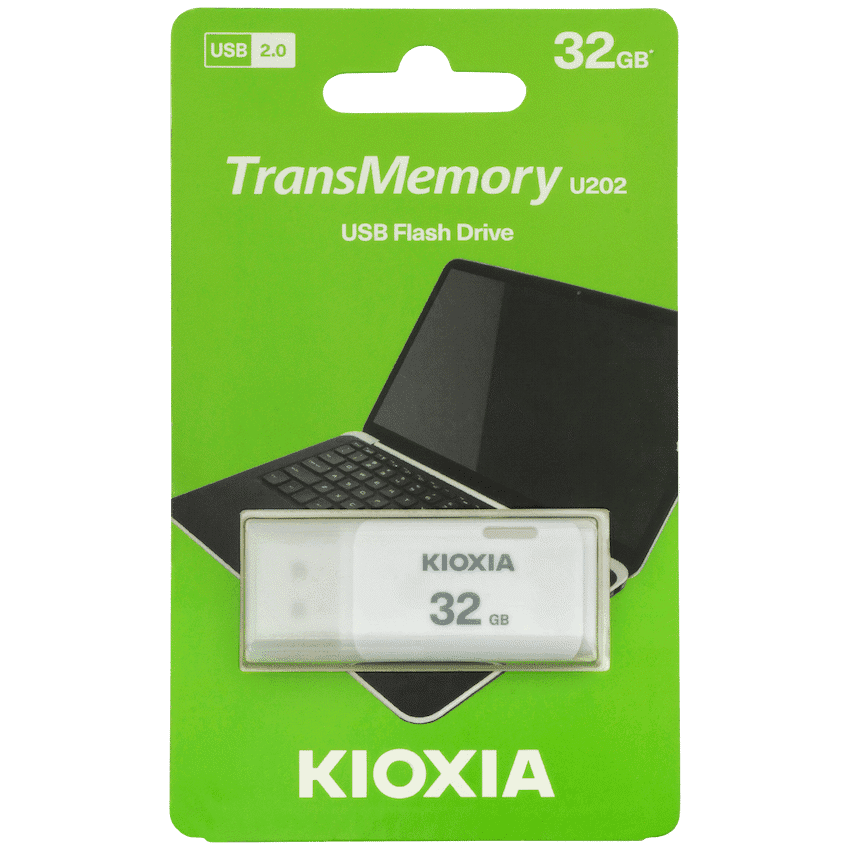 Kioxia 32GB USB 2.0-White