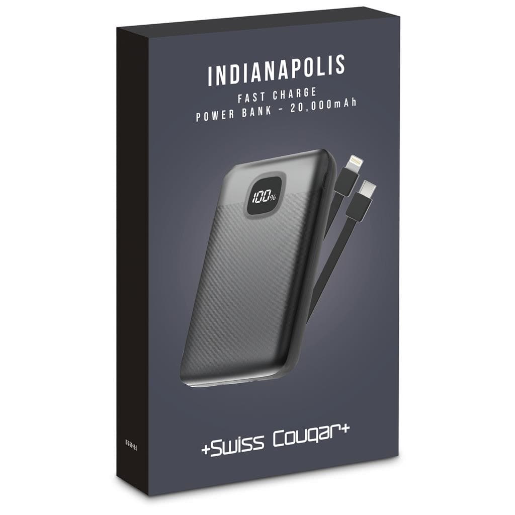 Swiss Cougar Indianapolis Fast Charge 22.5W Power Bank -20,000mAh