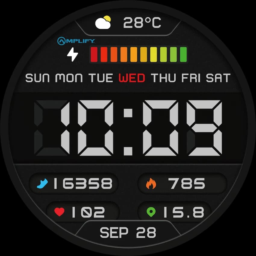 Amplify Compete Series Smart Watch - Gold