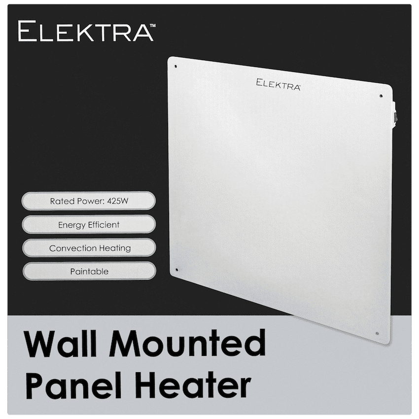 Elektra Wall Mountable Panel Heater
