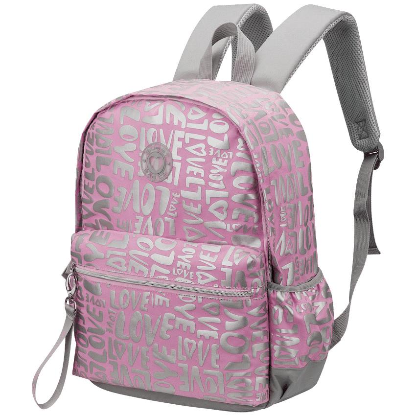 Quest Love-letter Backpack Pink