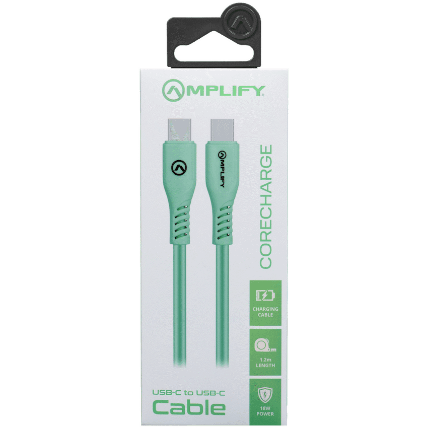 Amplify CoreCharge 1.2m USB-C to USB-C Cable