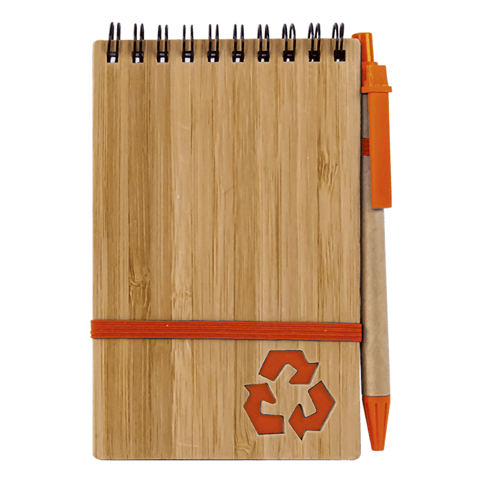 Bamboo Notebook With Pen