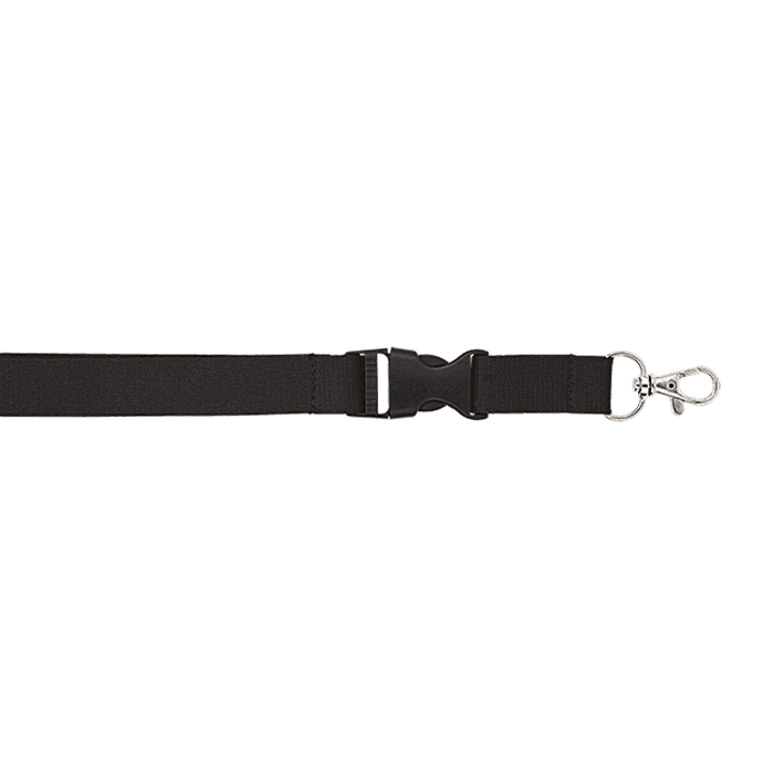 Woven Lanyard with Plastic Buckle