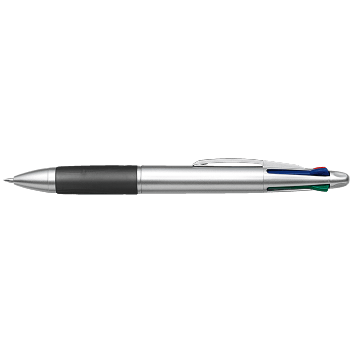 4 Colour Ballpoint Pen with Rubber Grip