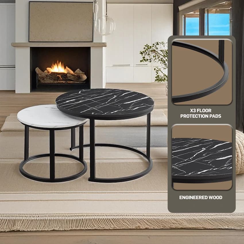 Indus Nesting Coffee Table Ying Yang