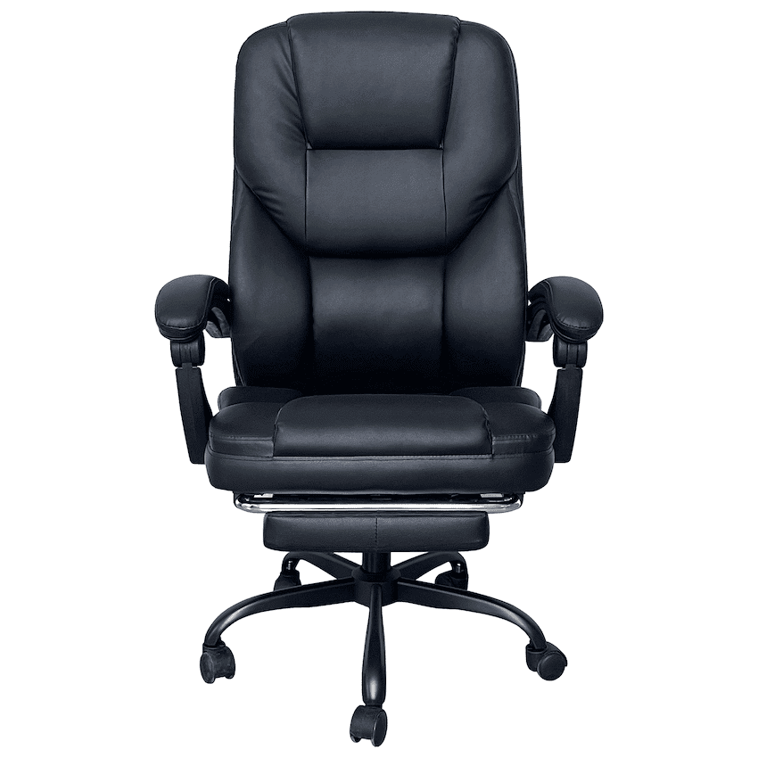 Everfurn Aries High Back Office Chair - Recline - Iron Base