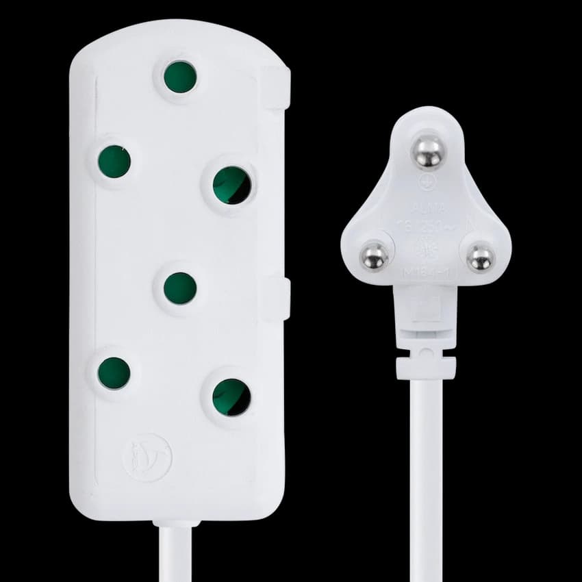 Ellies Side-by-Side Heavy-Duty Extension Lead - 5m