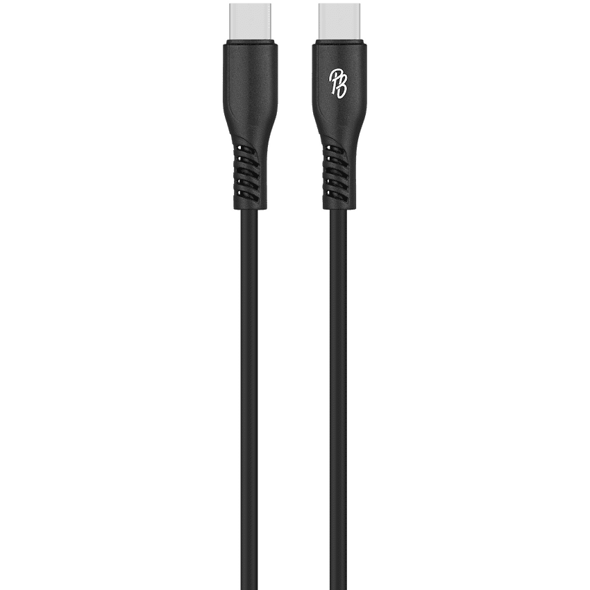 Pro Bass Fuse Series 1m Type-C to Type-C Cable - Black