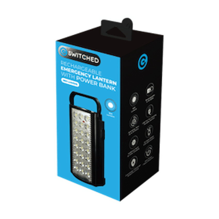 Switched Rechargeable Lantern 800 Lumen