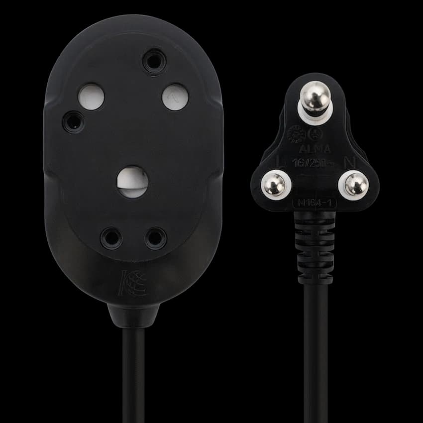 SWITCHED LIGHT DUTY Back-to-Back (BTB) EXTENSION LEADS 20M