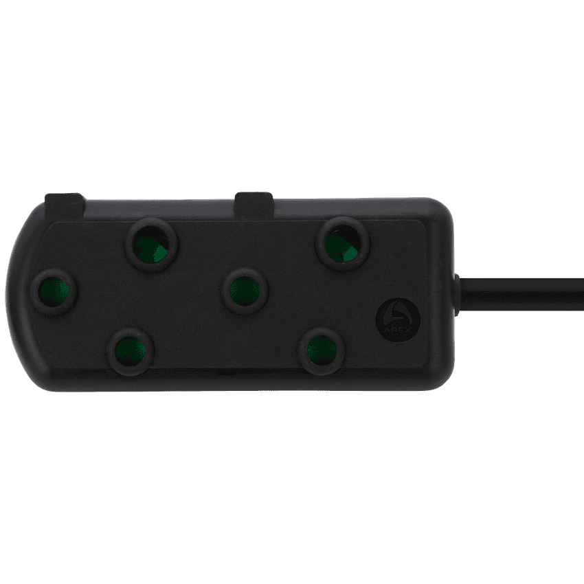 Switched Heavy Duty Side by Side (SBS) Extension Leads 20m- BK