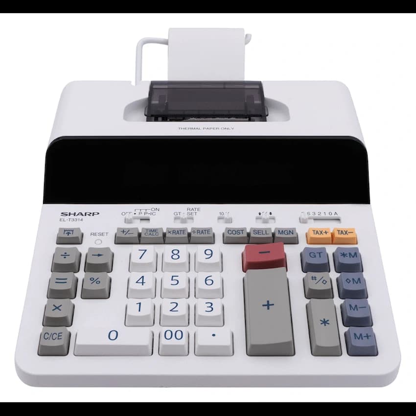 Sharp EL-T3314 Printing Calculator