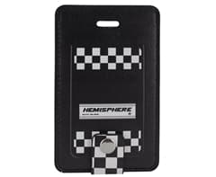 Checkered Luggage Tag