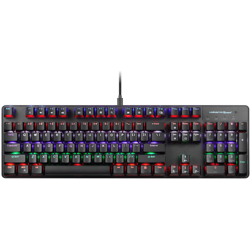 Volkano Gaming Phantom X1 Wired Mechanical keyboard with RGB lighting