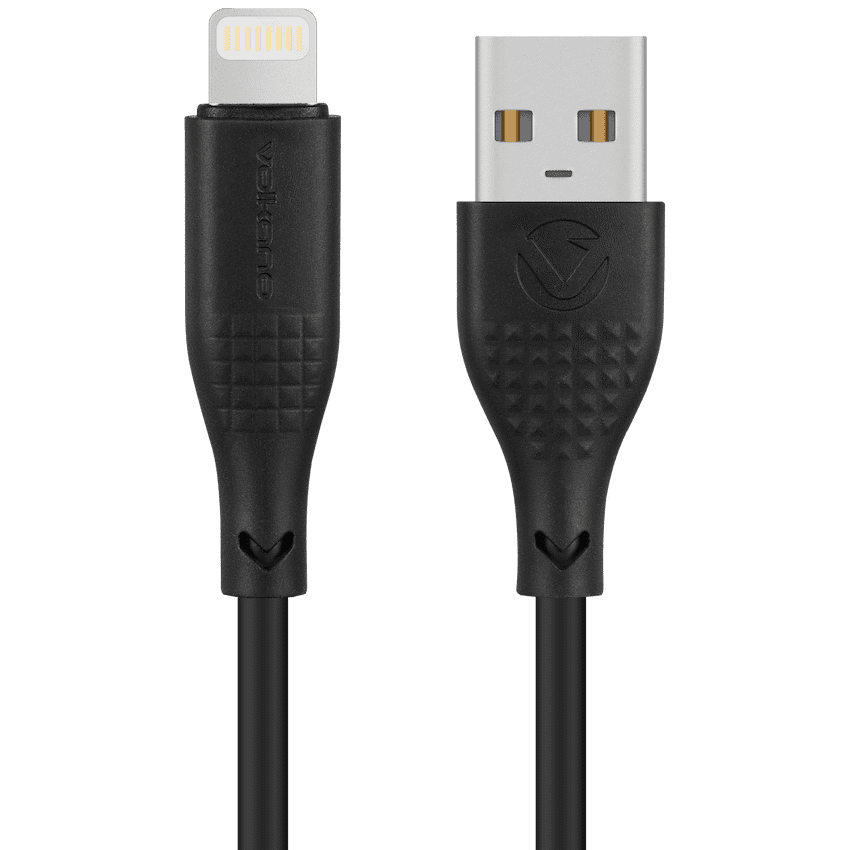 Volkano Nova Series USB A to Lightning charging cable 10W TPE-Black