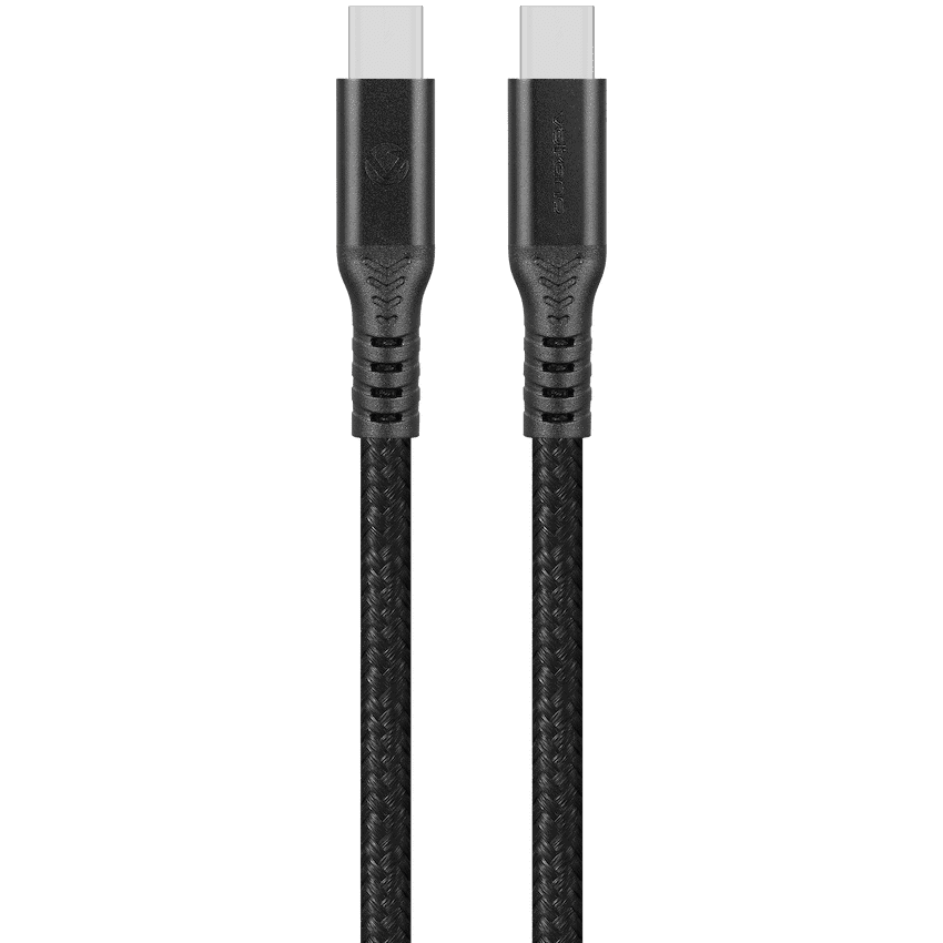Volkano Weave Series USB C to USB C 240W 20Gbps 2m-black