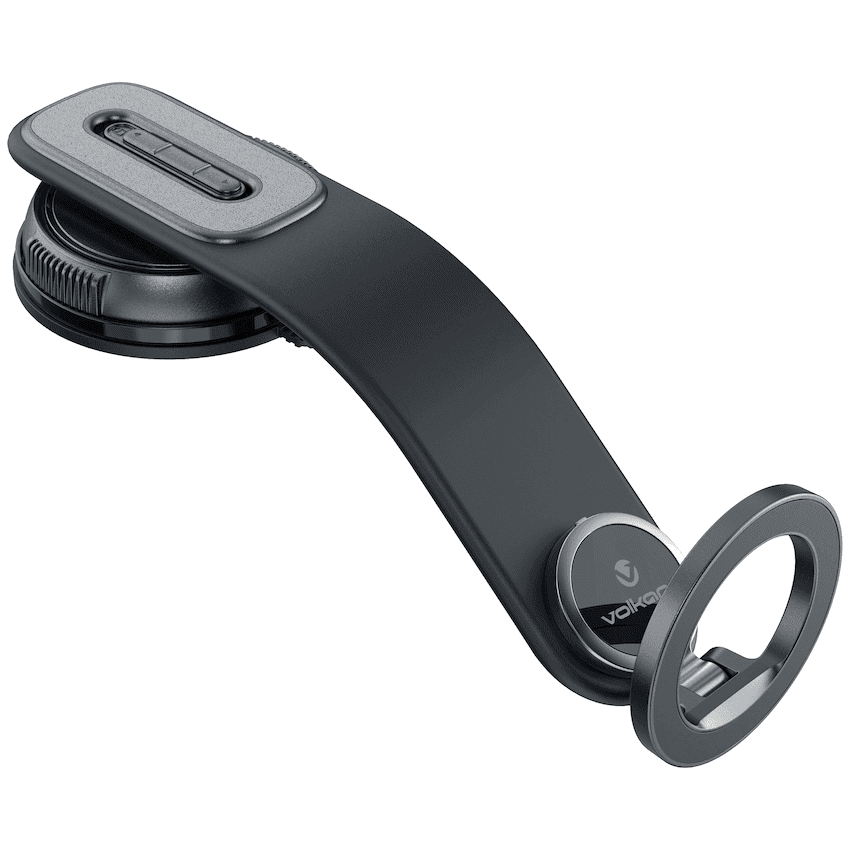 Volkano Arcmount Bendable Dash Mount Magnetic Phone Holder - Black