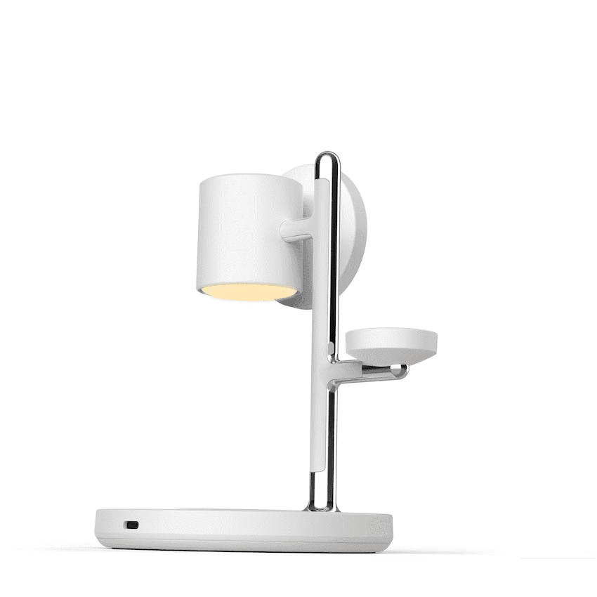 Volkano Lumen Series 3-in-1 Magnetic 25W Qi2.2 Wireless Charging Station - White