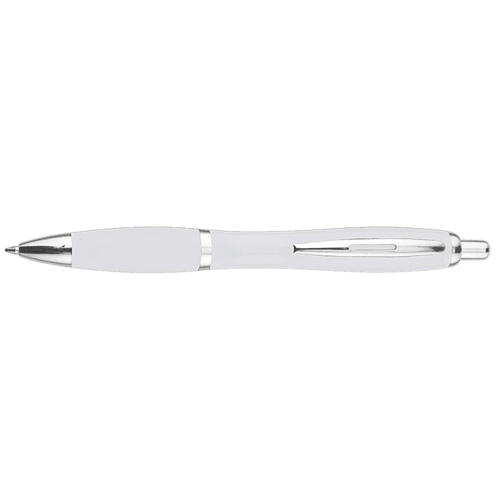 Curved Design Ballpoint Black Ink Pen