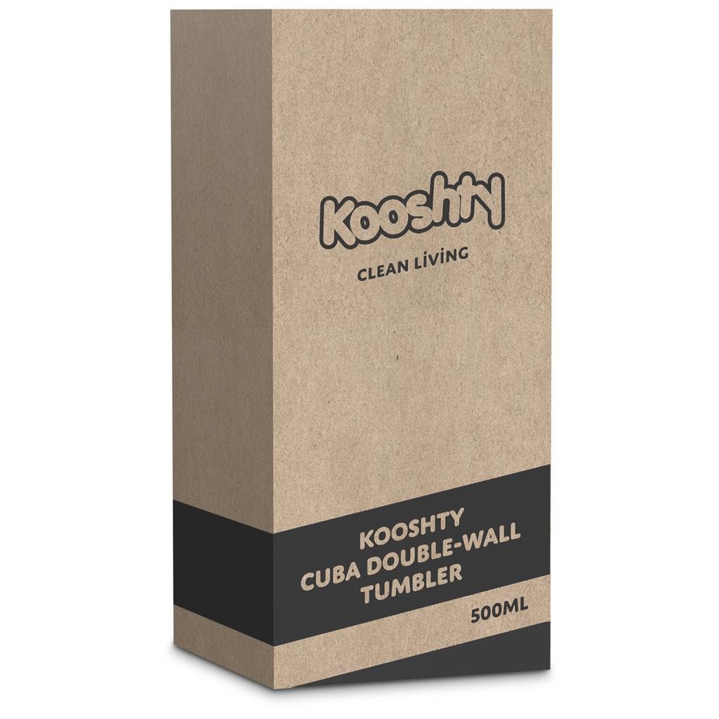 Kooshty Cuba Plastic Double-Wall Tumbler – 500ml