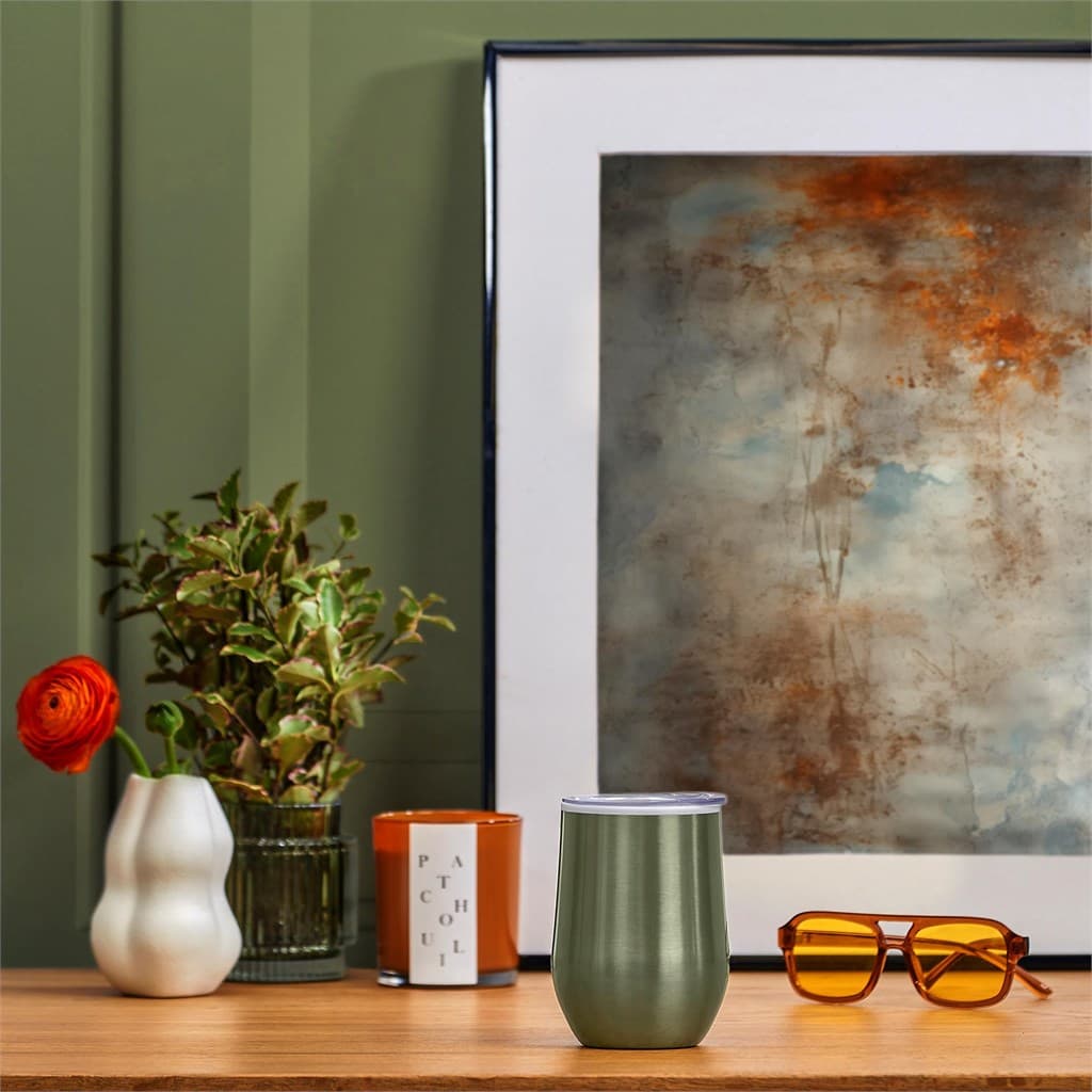 Serendipio Vogue Madison Stainless Steel & Plastic Double-Wall Tumbler – 350ml