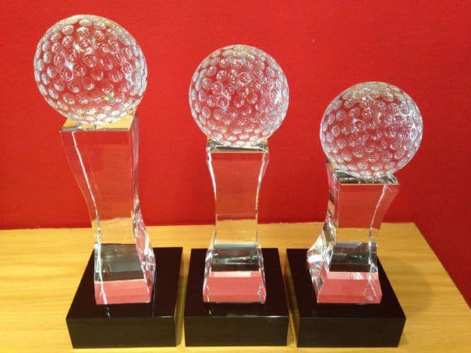 G55 – Golf Crystal Award 25.5cm