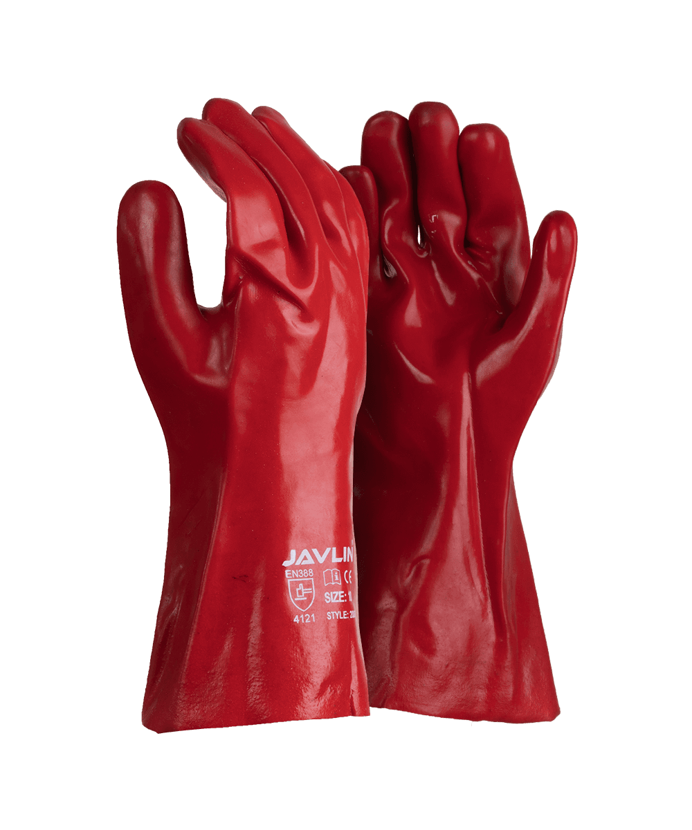 PVC Medium Weight Gloves - 35cm