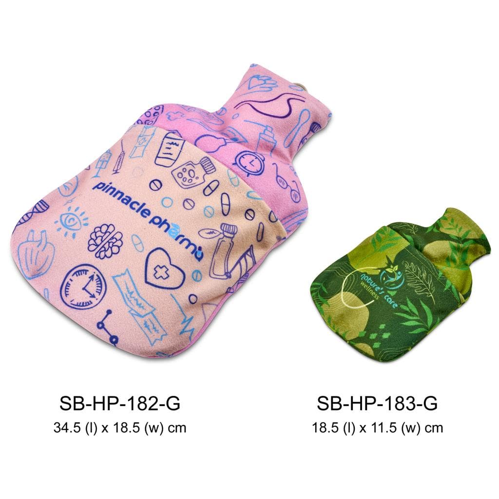 Pre-Printed Sample Hoppla Toastie Small Hot Water Bottle and Cover