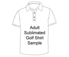 Sample - 4XL Custom Unisex Sub Golf Shirt